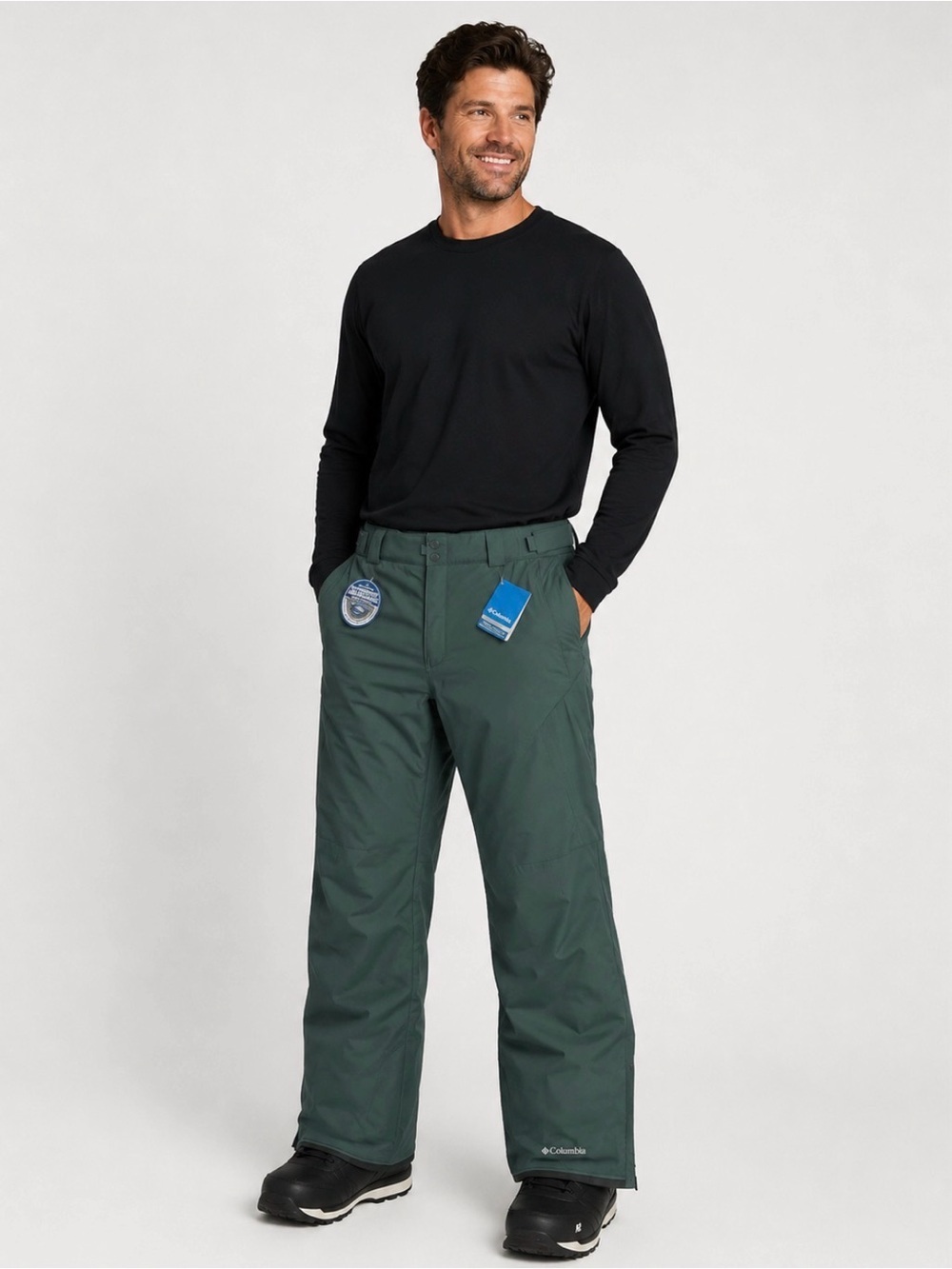 Columbia NWT Bugaboo II Men’s Waterproof Ski/Boarding Pant Dark Ivy Size XL